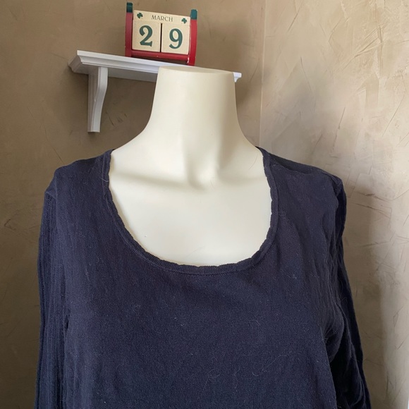 Simply Vera Vera Wang black sweater knit dress mid length Women’s size XL - Picture 8 of 10